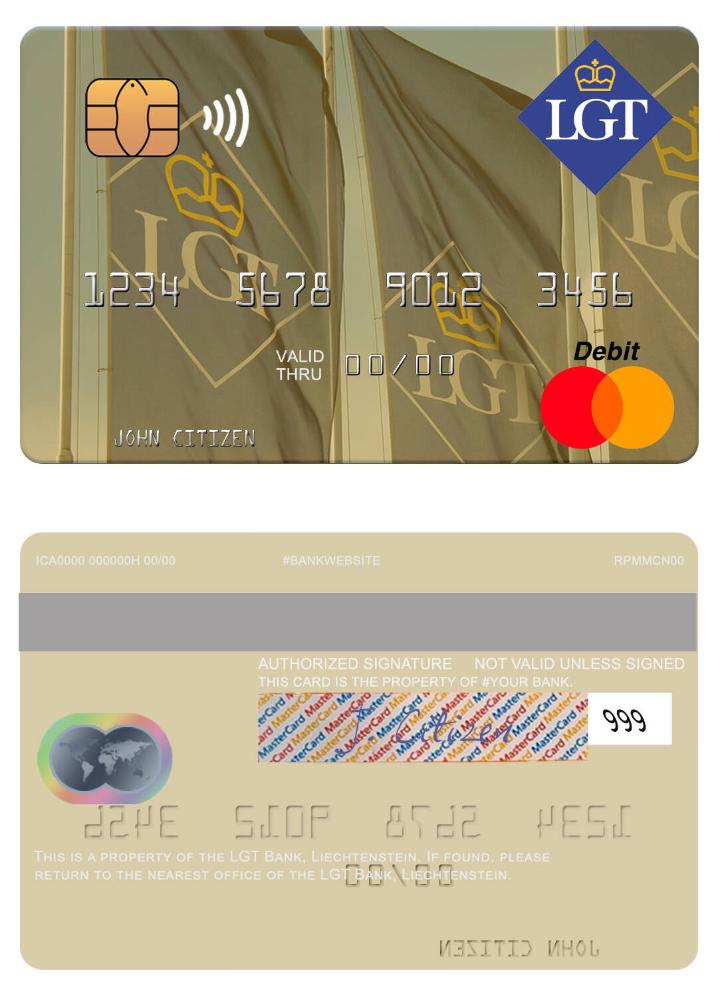Liechtenstein LGT Bank mastercard